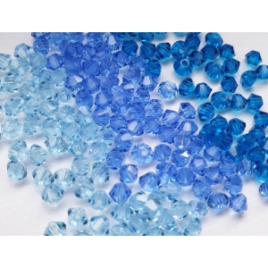 Хрустальные биконусы 3 мм